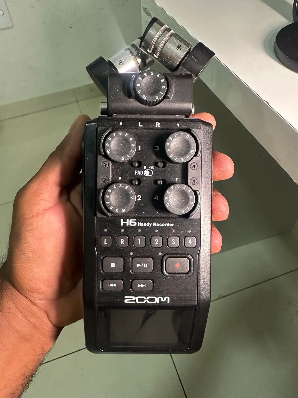 Gravador áudio Zoom H6