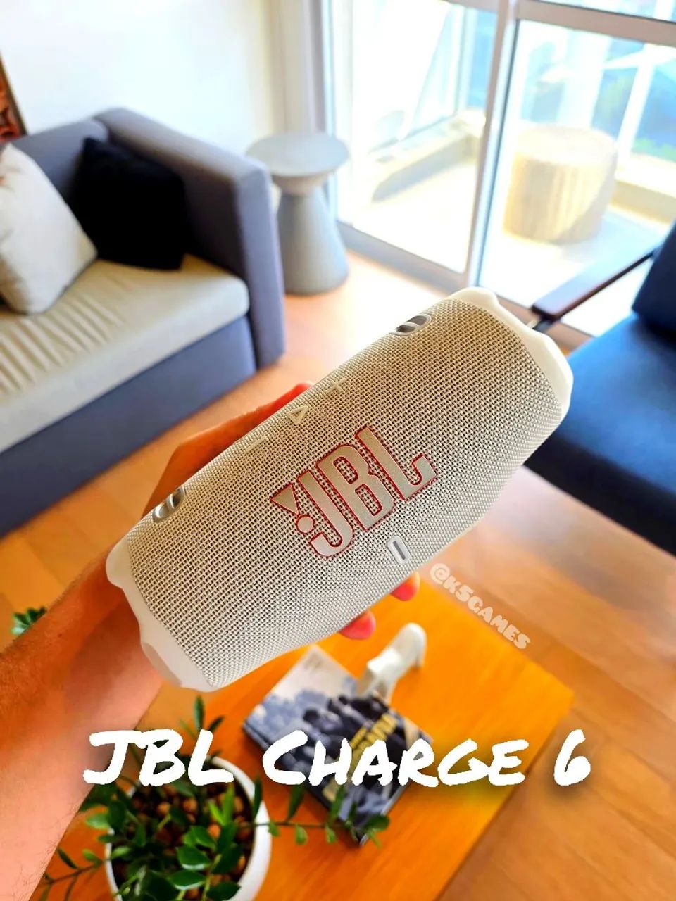 JBL Charge 6 Bluetooth Branco - Lacrado - ESCRITÓRIO ABC SP