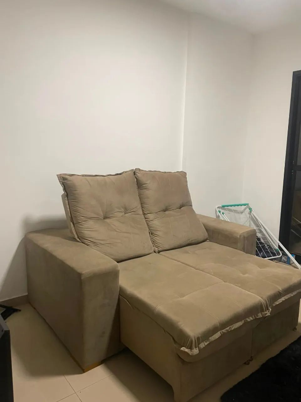 Sofa Siena 2 Lugares Bege - Foto 3