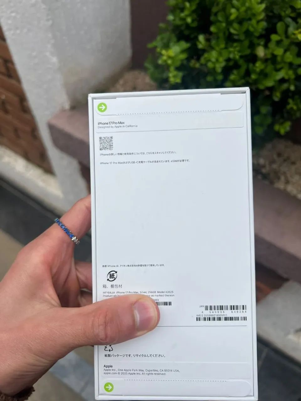Iphone 17 Pro Max 256gb Prata Lacrado - Foto 2