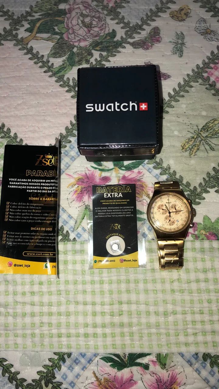 Swatch primeira linha