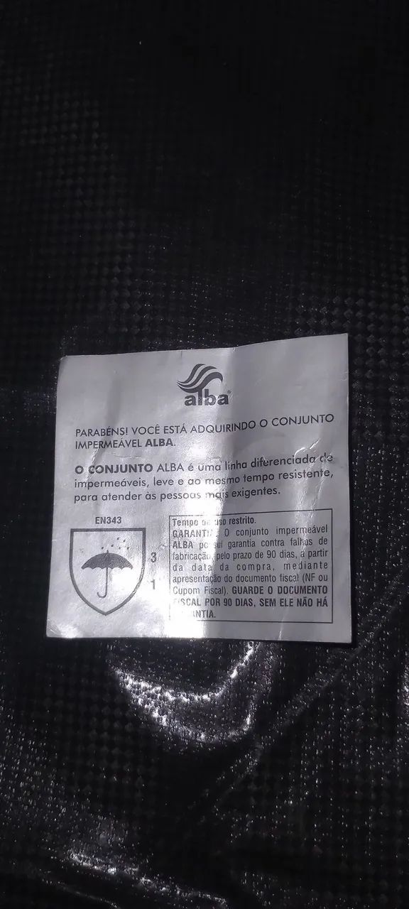 Capa de chuva alba Daytona  - Foto 3