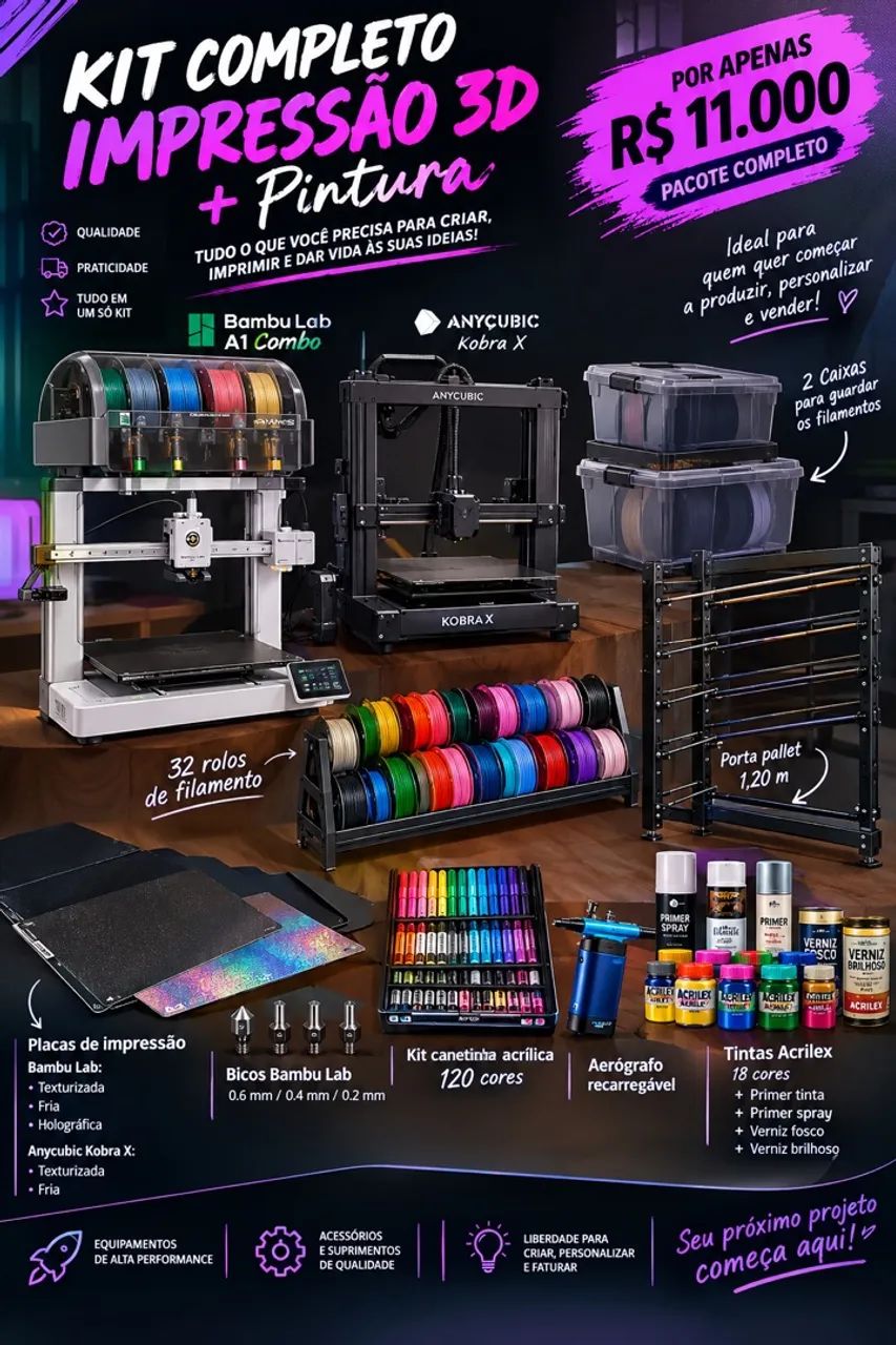Kit impressora 3d