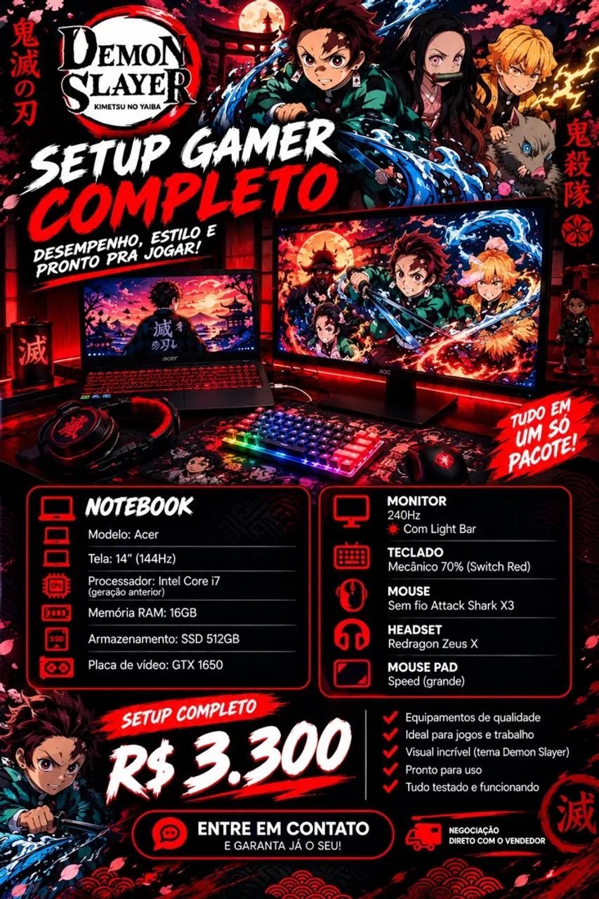 SETUP GAMER COM NITRO 5 - Foto 2