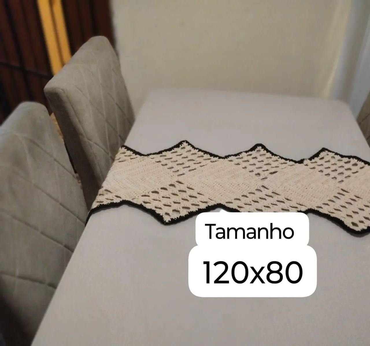 Mesa com tampa em vidro  - Foto 2