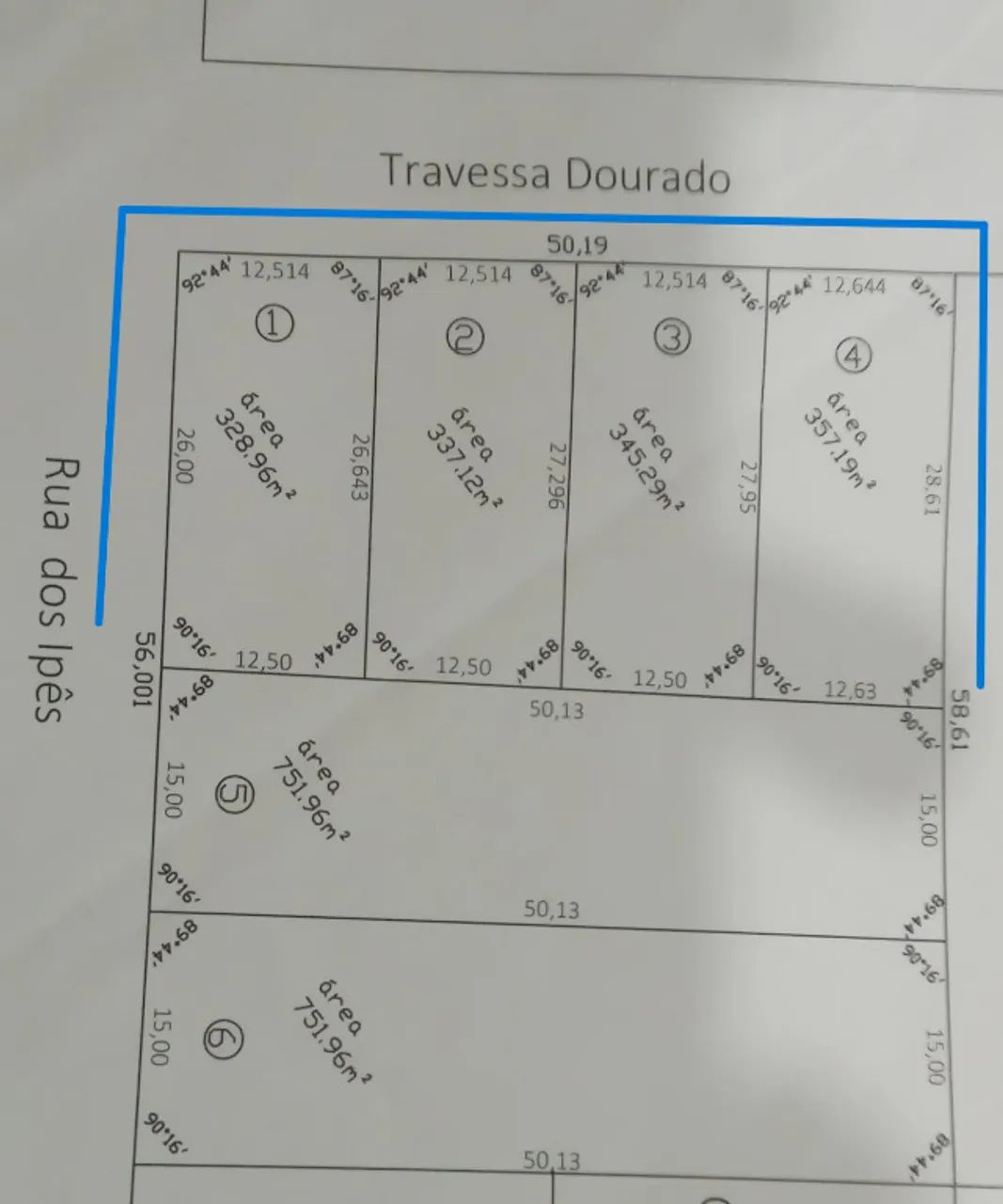 TERRENOS 12,5mX25,0m