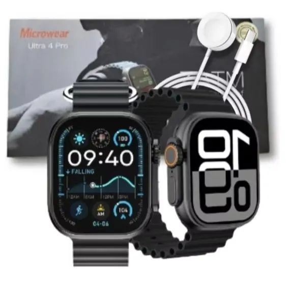 Smartwatch U4 Pro Série 10 3ATM + 30 Funções Dual Core Case + Película - Foto 2