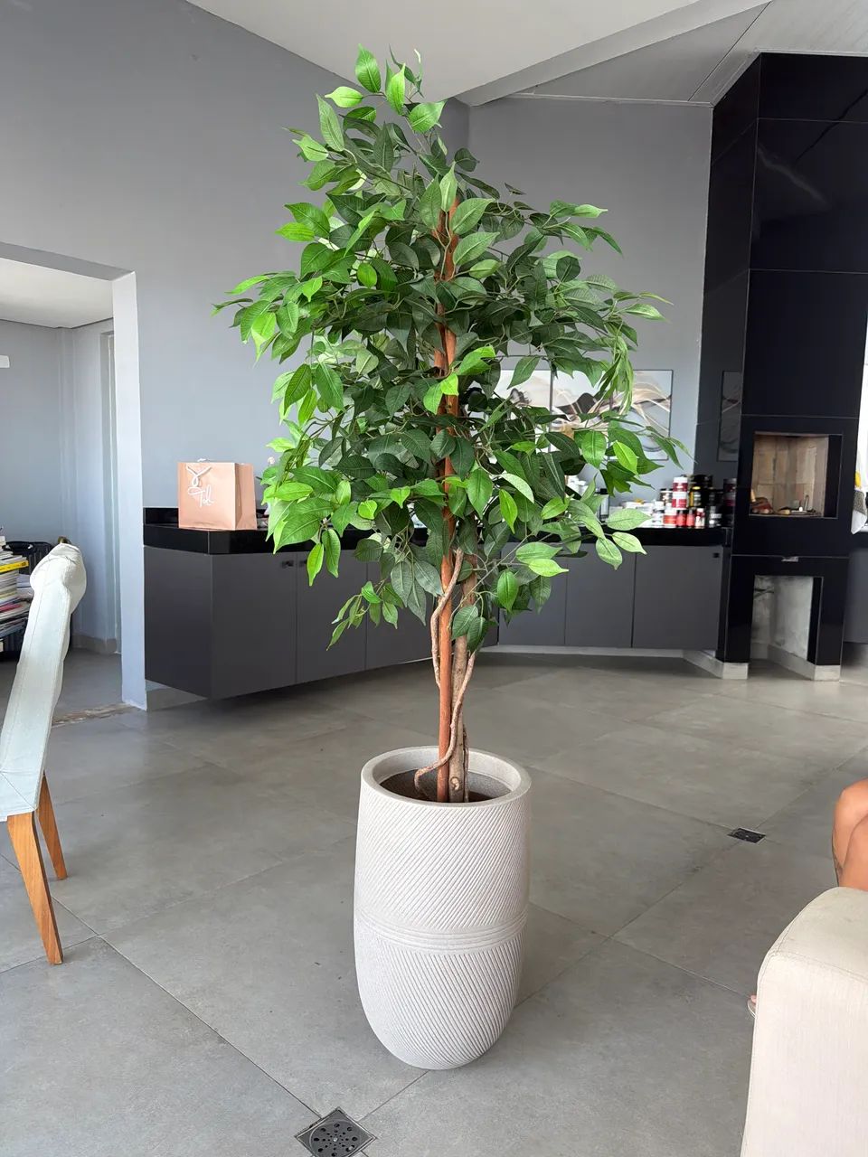 Árvore artificial + vaso decorativo  - Foto 2