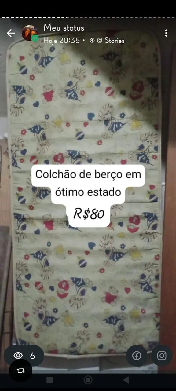 Colchao berço Conservado - Foto 2