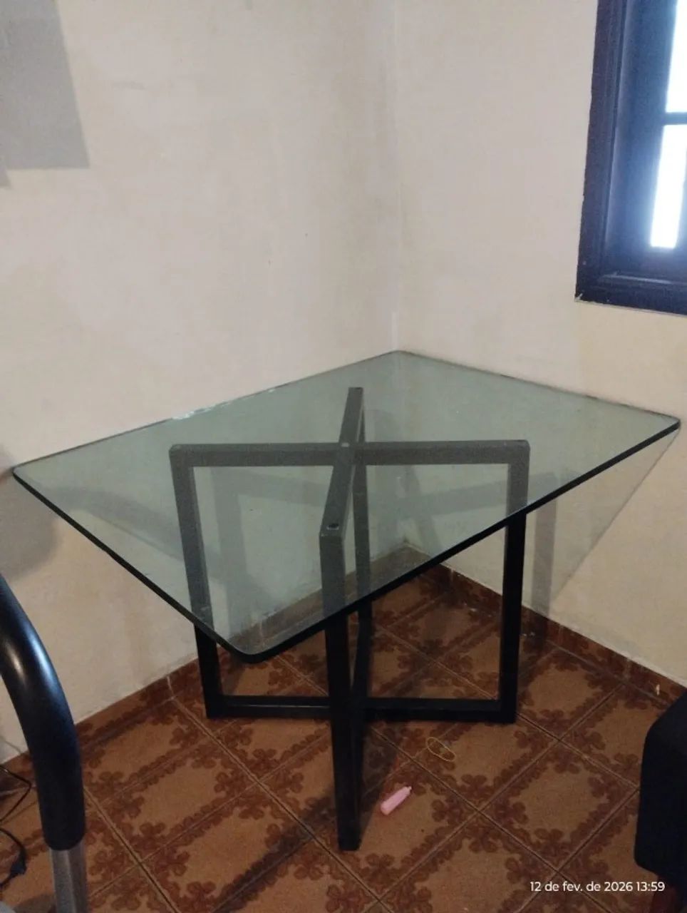 MESA EM VIDRO 15MM + POLTRONA ESTOFADA - Foto 3