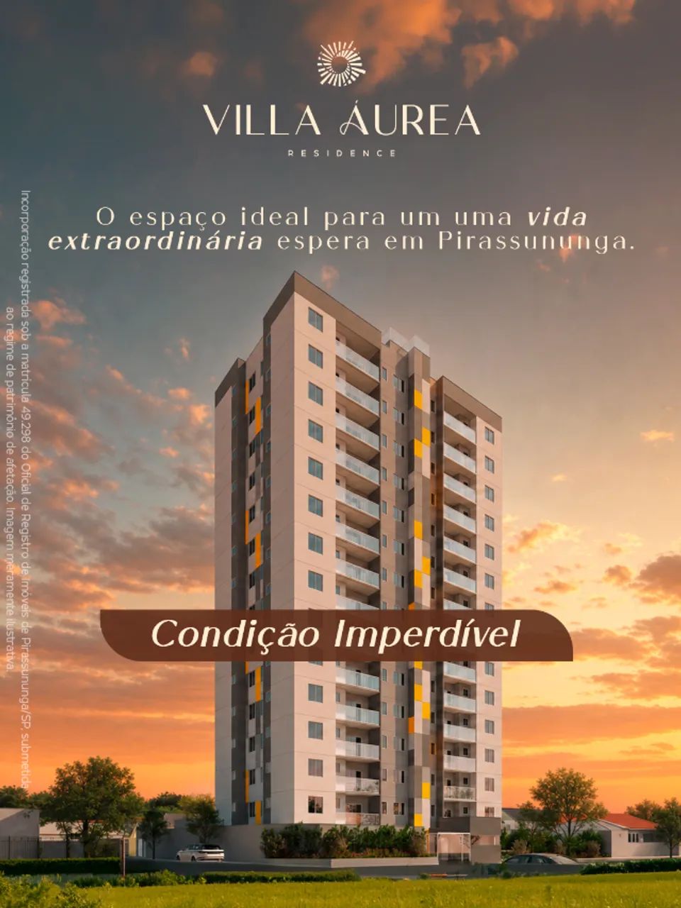  Lançamento VILLA ÁUREA RESIDENCE PIRASSUNUNGA-SP - Foto 2