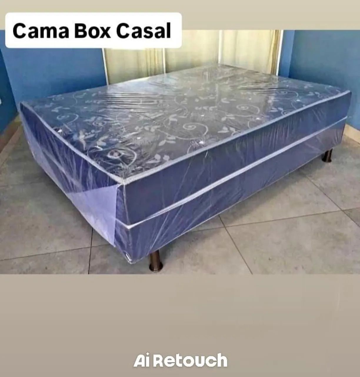 Cama Box Casal Completa Nova Lacrada Ortopédica R$800.