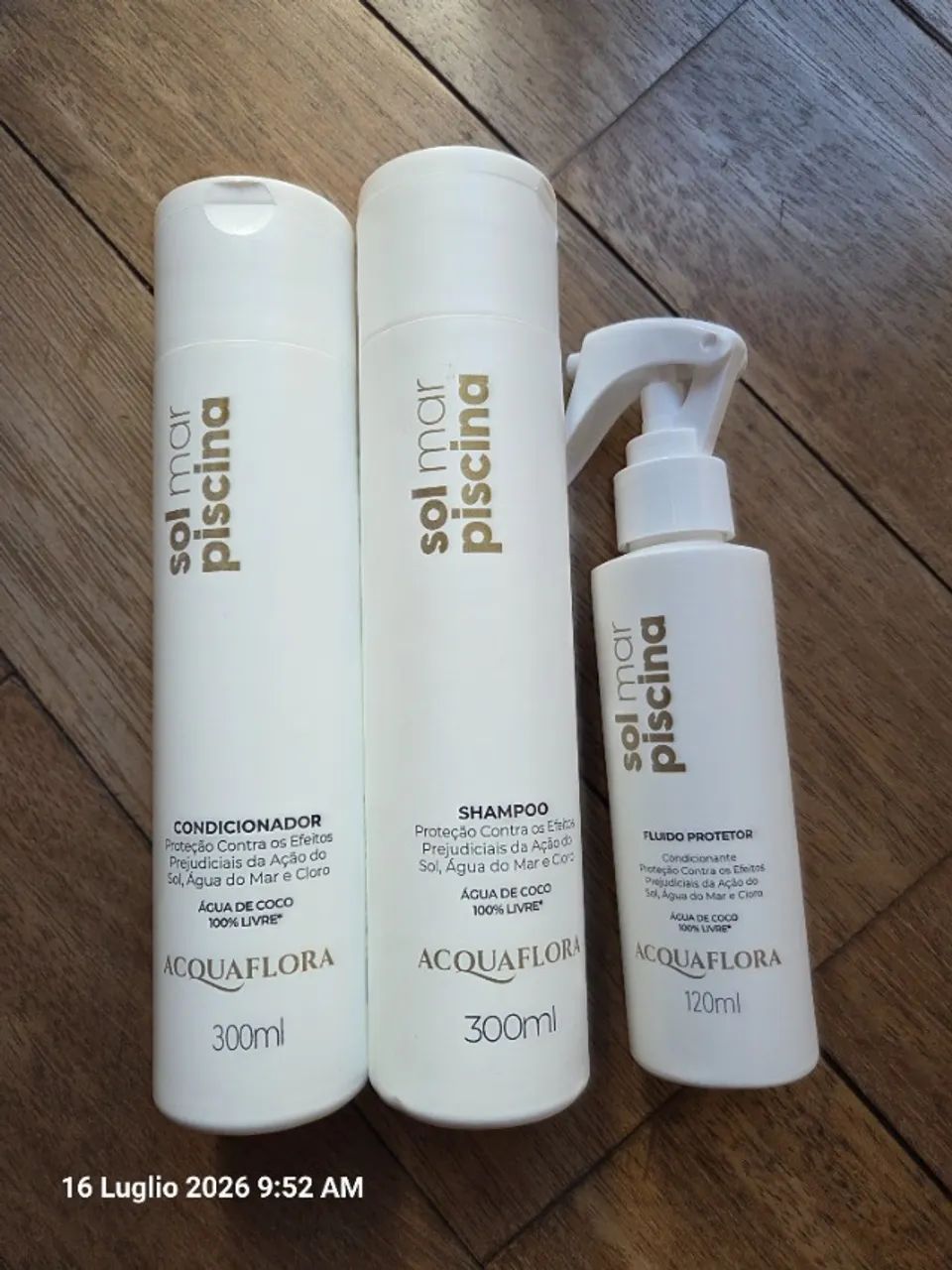 Kit shampoo acquaflora 