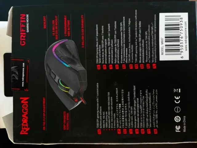 Mouse redragon Griffin com defeito - Foto 3