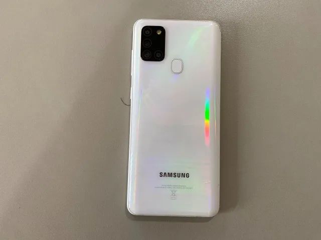 celular samsung A 21 s com 64 gb - cor branca