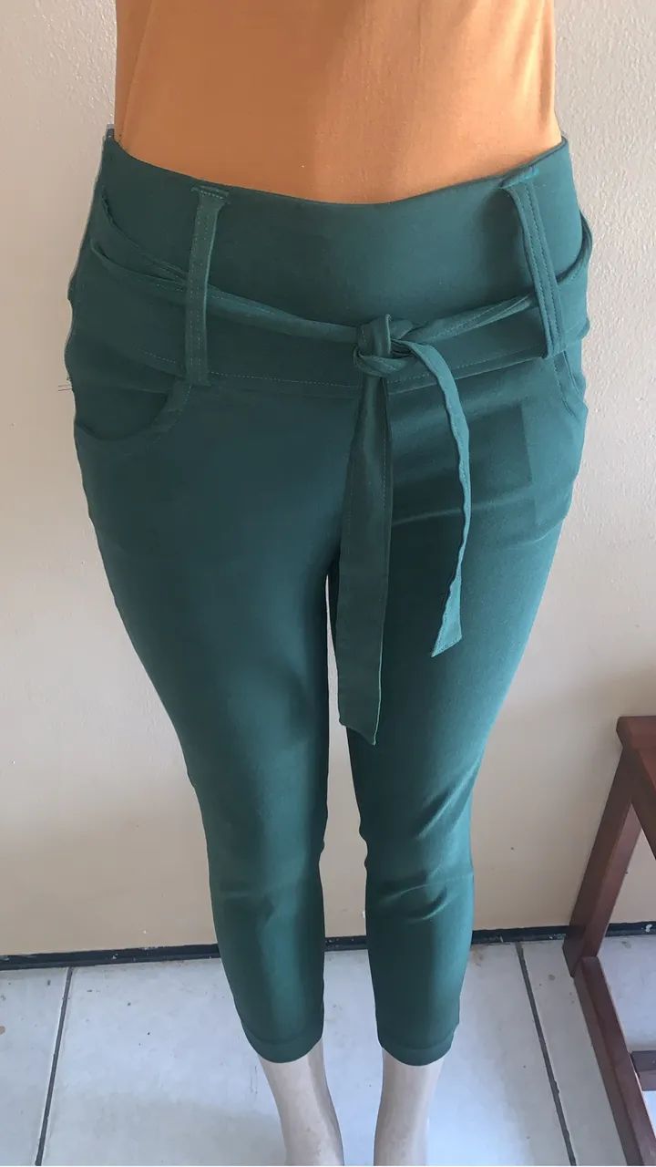 Calça verde  - Foto 4