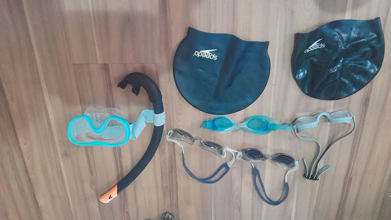 Kit natação zerado.