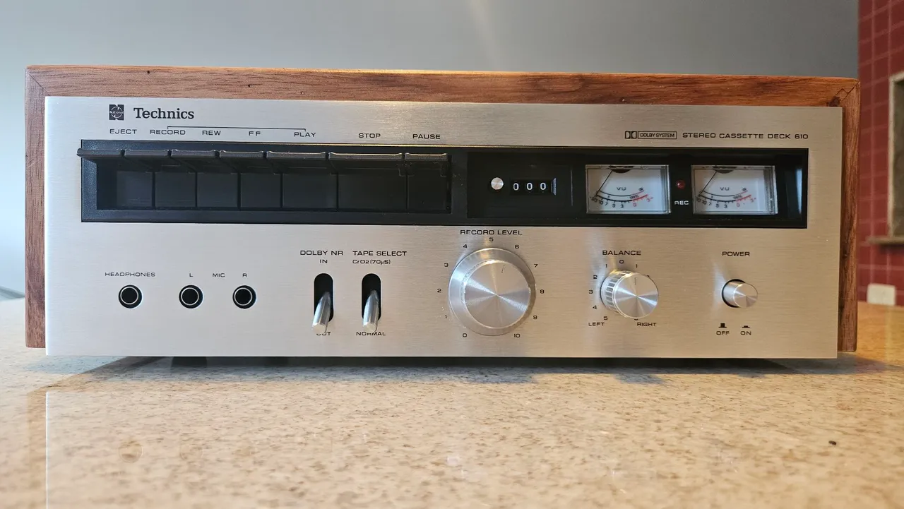 Tape Deck Technics RS-B705 | 3 Heads (Três Cabeças) Class AA +