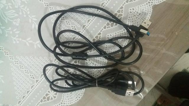 Cabos usb macho/macho