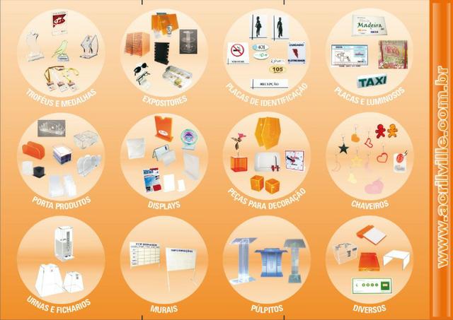 Produtos Em Acrílico