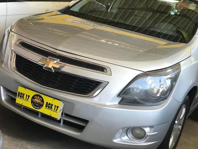 Chevrolet Cobalt 2015 + GNV ltz (mylink, volante multifuncional, automático TOP de linha)