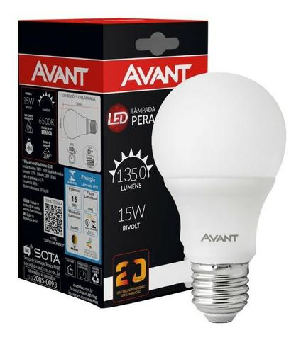 Lampada Led 15w Bulbo Bivolt E27 Inmetro Avant