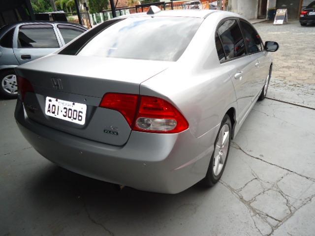 Honda civic lxs 1.8 flex 4p ano 2008 prata - Foto 4