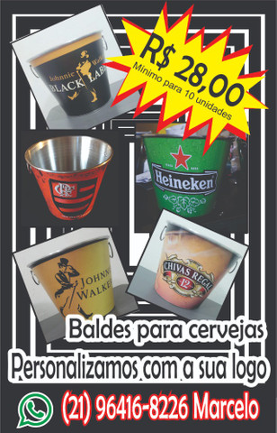 Baldes de Cerveva personalizados