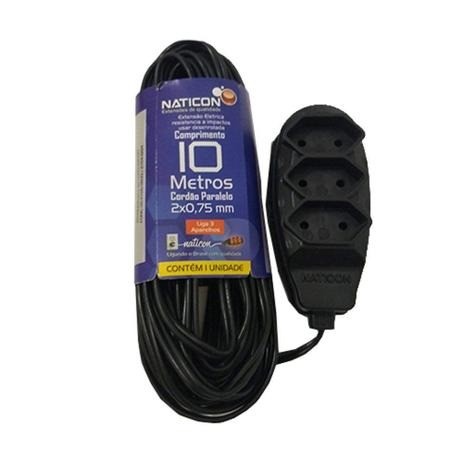 Extensão com 3 Tomadas Bivolt