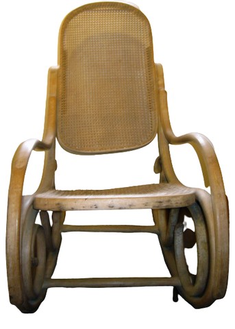 Antiga Cadeira de Balanço (Usada) - Foto 3
