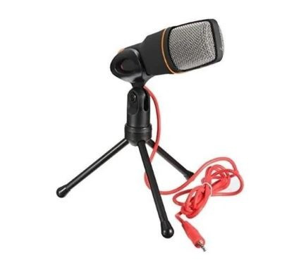 Microfone Condensador com Tripé Andowl