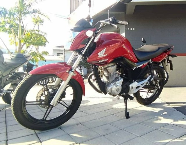 FAN 160 2018 VERMELHA LINDA, NO PREÇO
