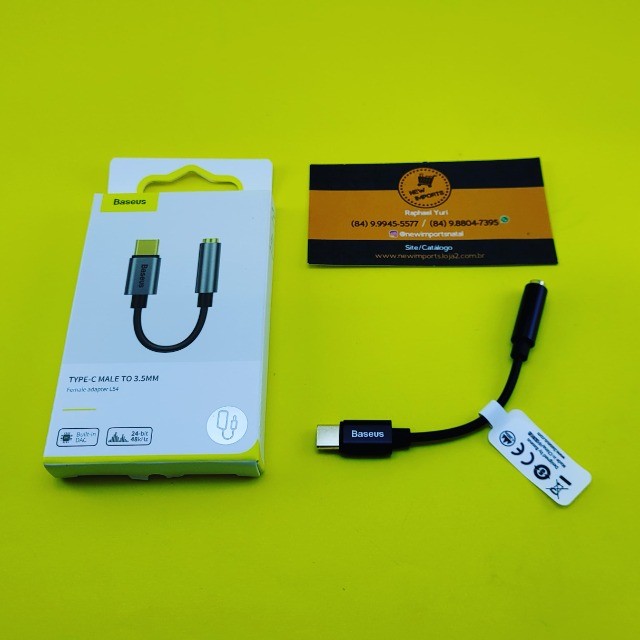 Adaptador para Fone P2 ( Tipo C ) Baseus - Compativel com Samsung - Áudio,  TV, vídeo e fotografia - Natal 1009603110 | OLX