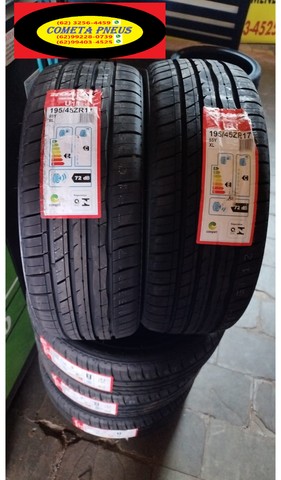 (2undisp) Kit 2 Pneus aro 17 medida 195/45r17 marca Roadx 