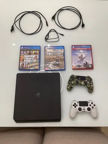 PS4 completo C/ 20 jogos - Videogames - Jardim Santo Onofre, Jaú 1254088149