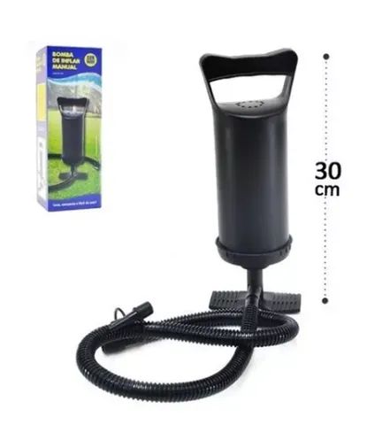 Bomba Encher Inflar Colchão Boia Piscina Colete 30cm