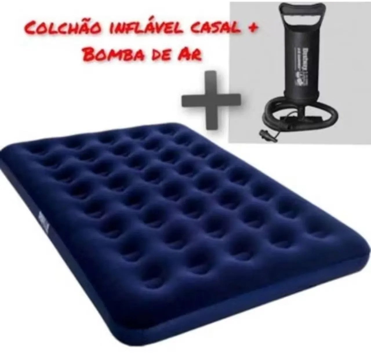 Colchão Inflável Casal com Bomba de Ar