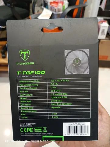 Cooler para CPU 120mm - Foto 2