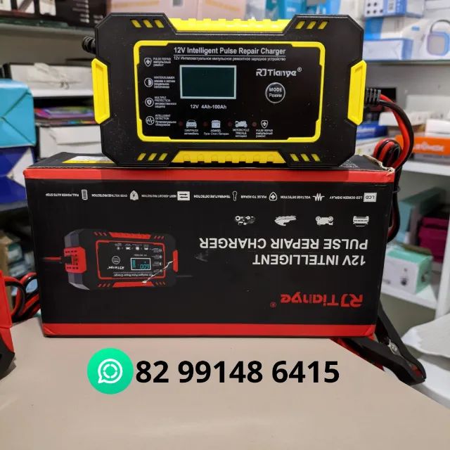 Carregador de Bateria Carro e Moto Potente + Entrega Grátis e Garantia  - Foto 3