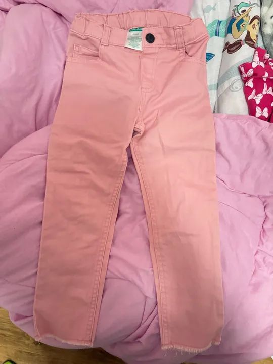 Calça Jeans Rosa TAM 5