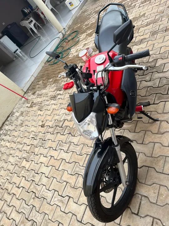 Yamaha Factor 150 - Preta e Vermelha - Foto 3