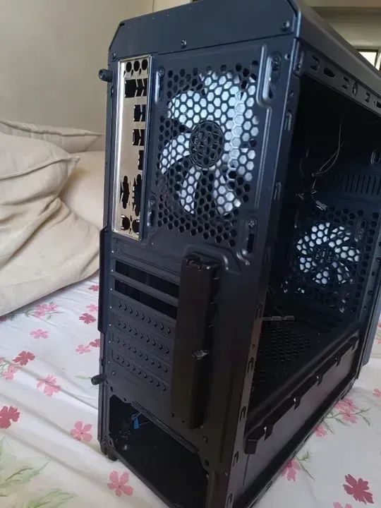 Gabinete Gamer Nox Hummer ATX/MATX RGB + 2 FANS - Foto 3