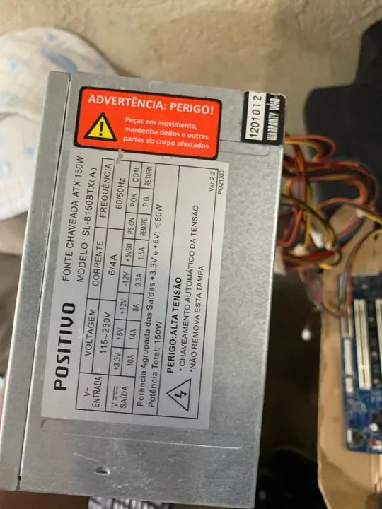 Fonte ATX 150W SL-8150BTX(A) - Positivo