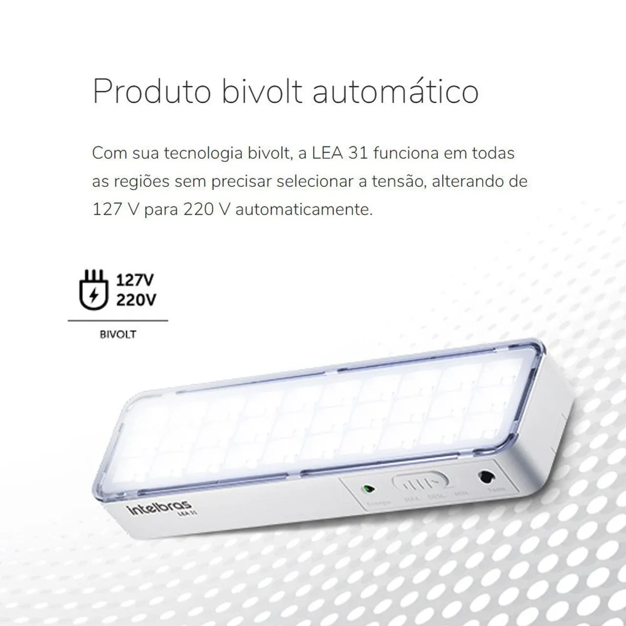 Luminária de Emergência Intelbras - Foto 4