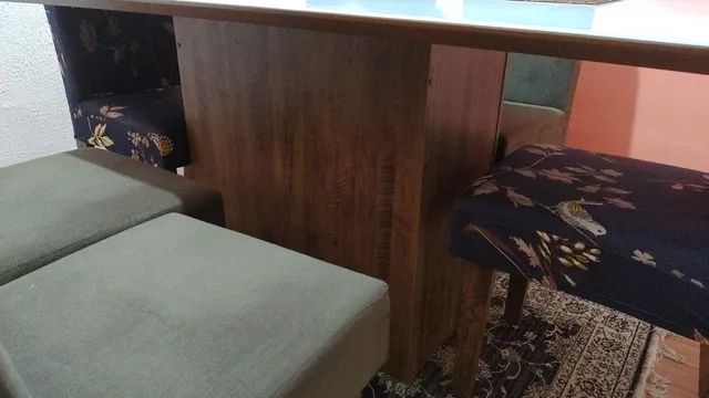 Mesa com 6 cadeiras e  buffet semi novo - Foto 3