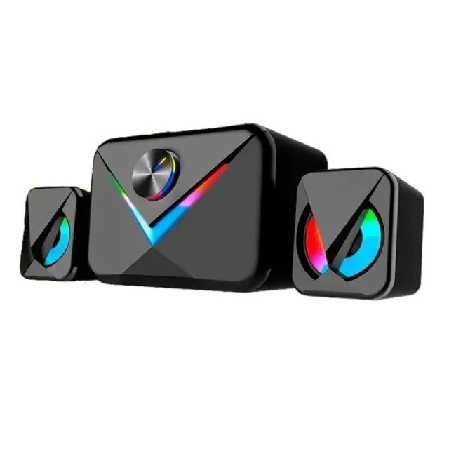 Subwoofer Gamer Hórus Knup KP-RO821 Rgb 16W RMS - WZetta