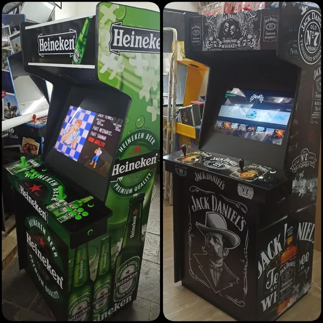 Fliperamas e arcades portáteis Multijogos