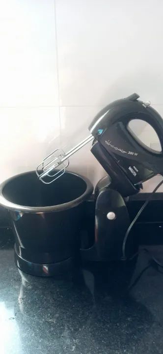 Batedeira elétrica Walita Philips 300W preta perfeita - Foto 3