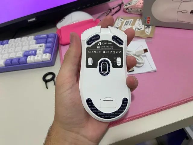 Mouse Gamer Attack Shark R1 Sem fio ( Novo ) Entrega gratis  - Foto 4