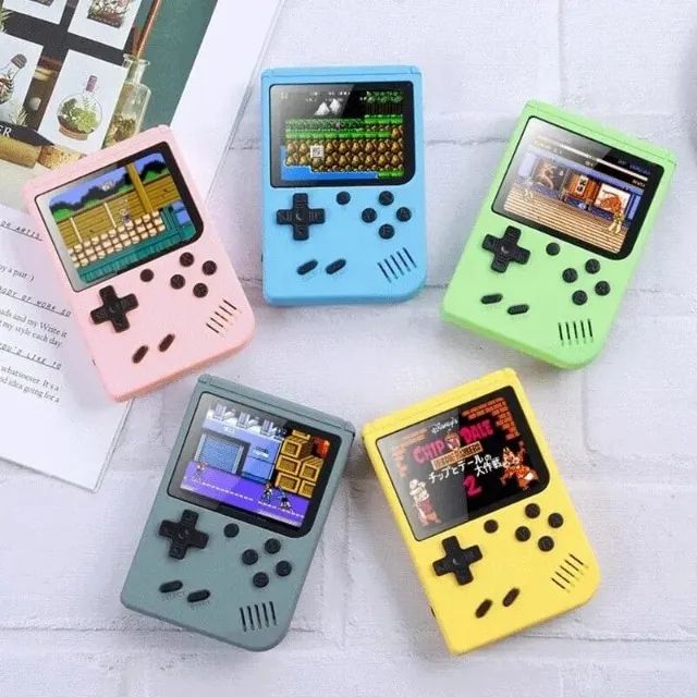 Mini Vídeo Game Retro com 500 jogos antigos - Foto 3